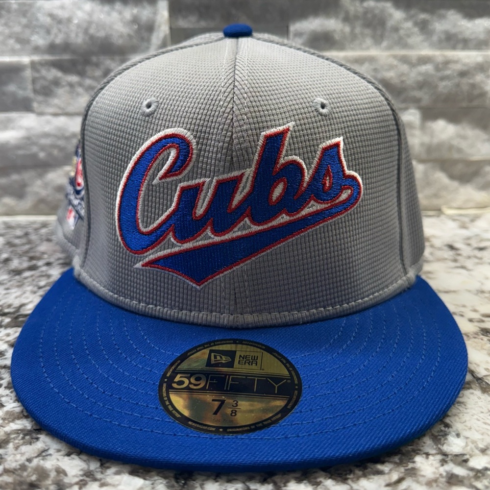 New Era Chicago Cubs Fitted Hat Size 7 1/2